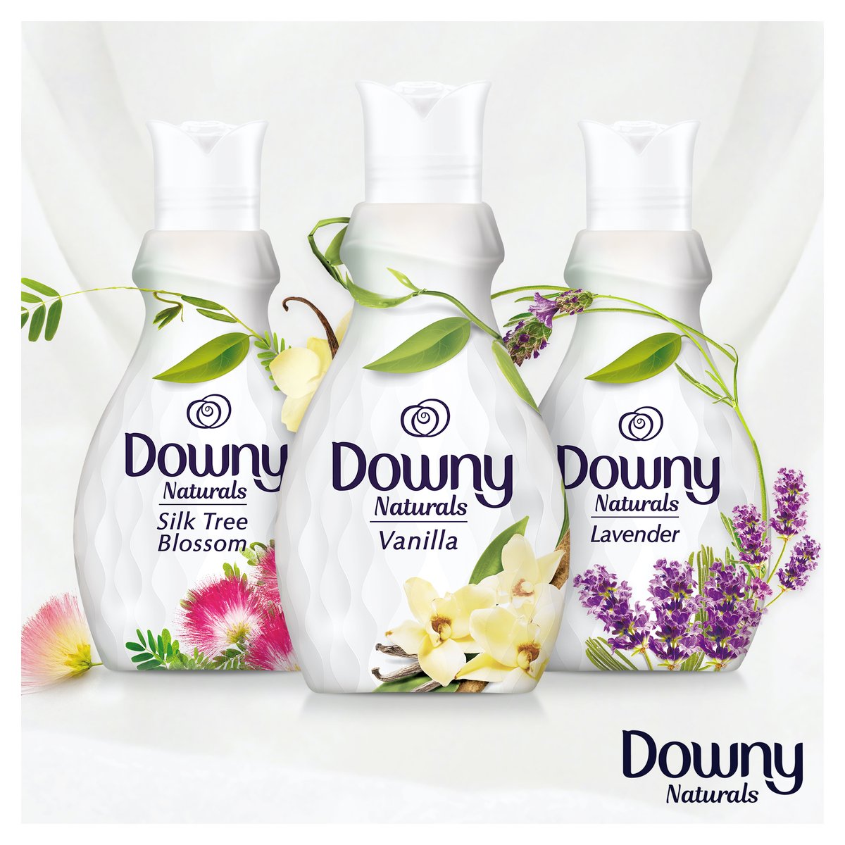 Downy Naturals Concentrate Fabric Softener Lavender Scent 2 x 880ml