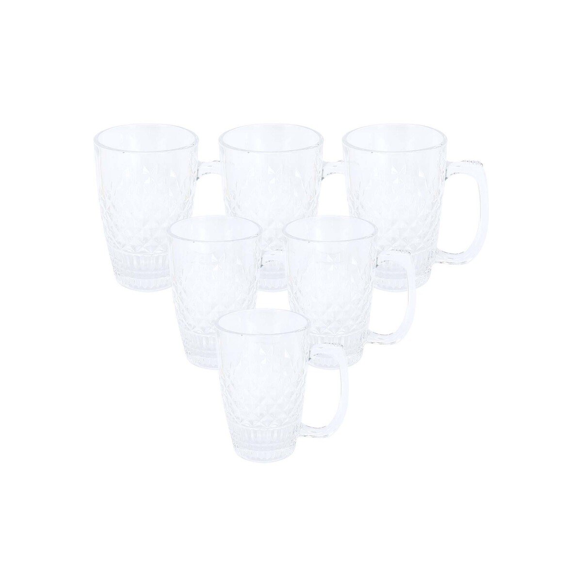 Crystal Drops Mug Set Glass GB094213ZSH 6pcs