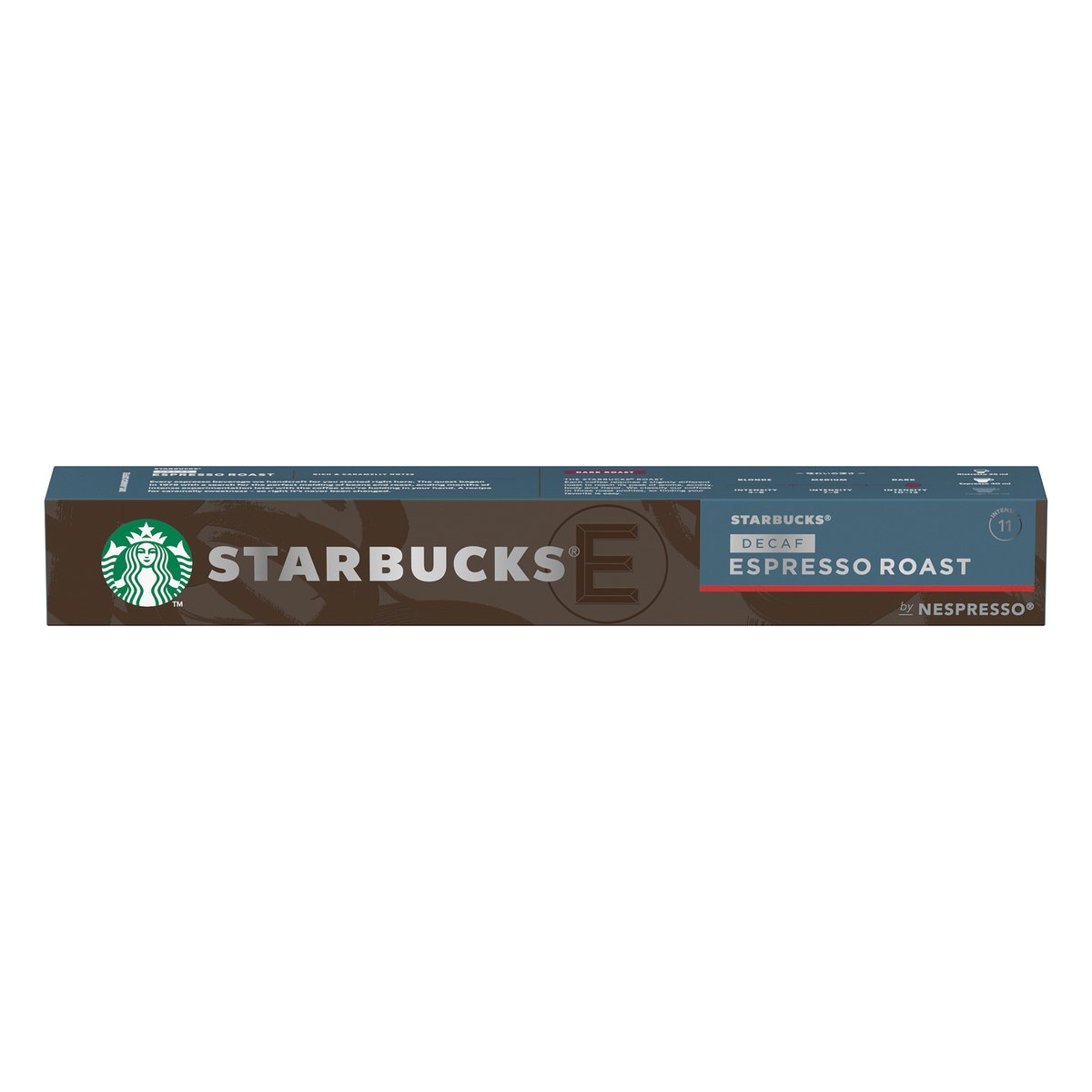 Starbucks Decaf Espresso Roast by Nespresso Dark Roast Coffee Capsules 10 pcs