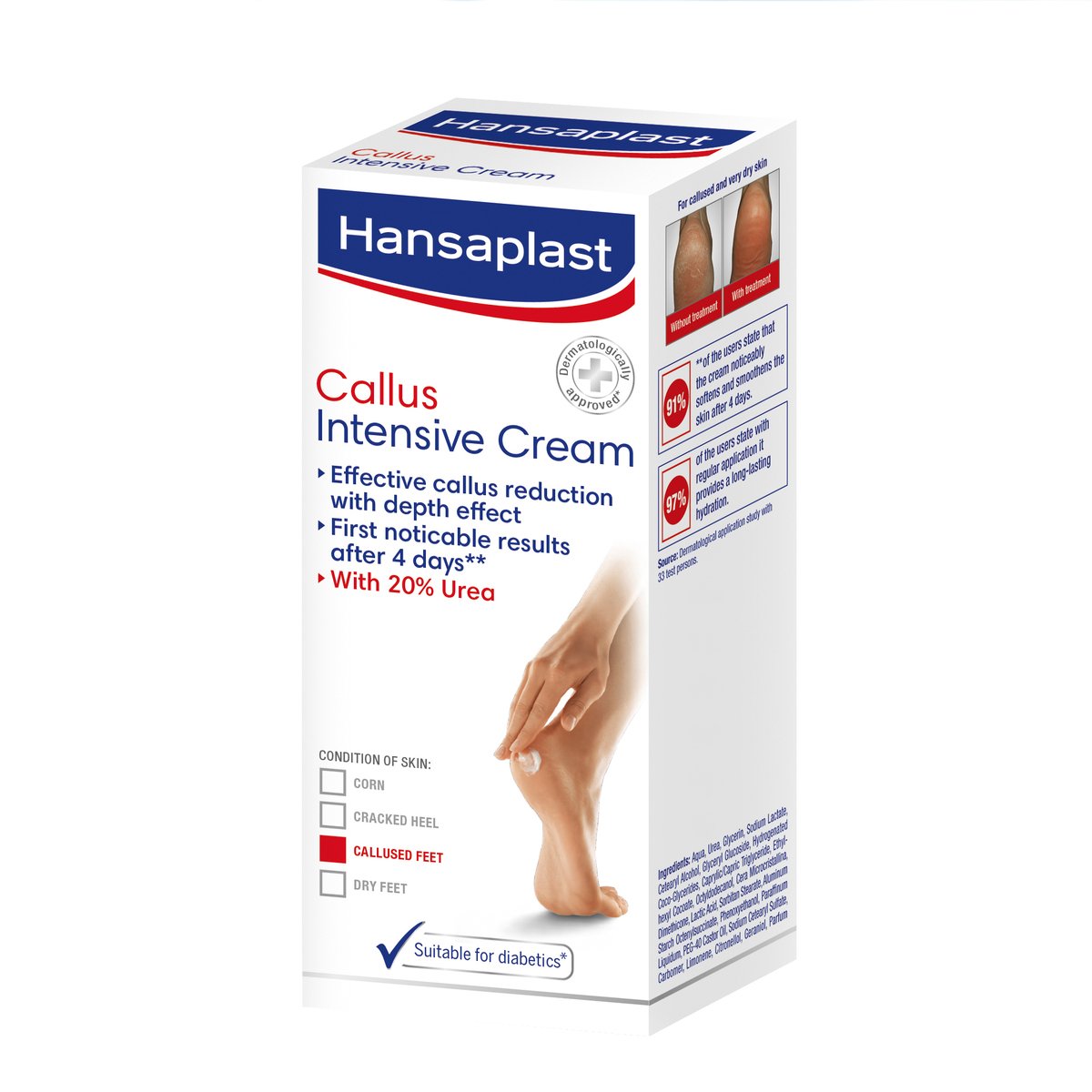 Hansaplast Callus Intensive Foot Cream, 75 ml