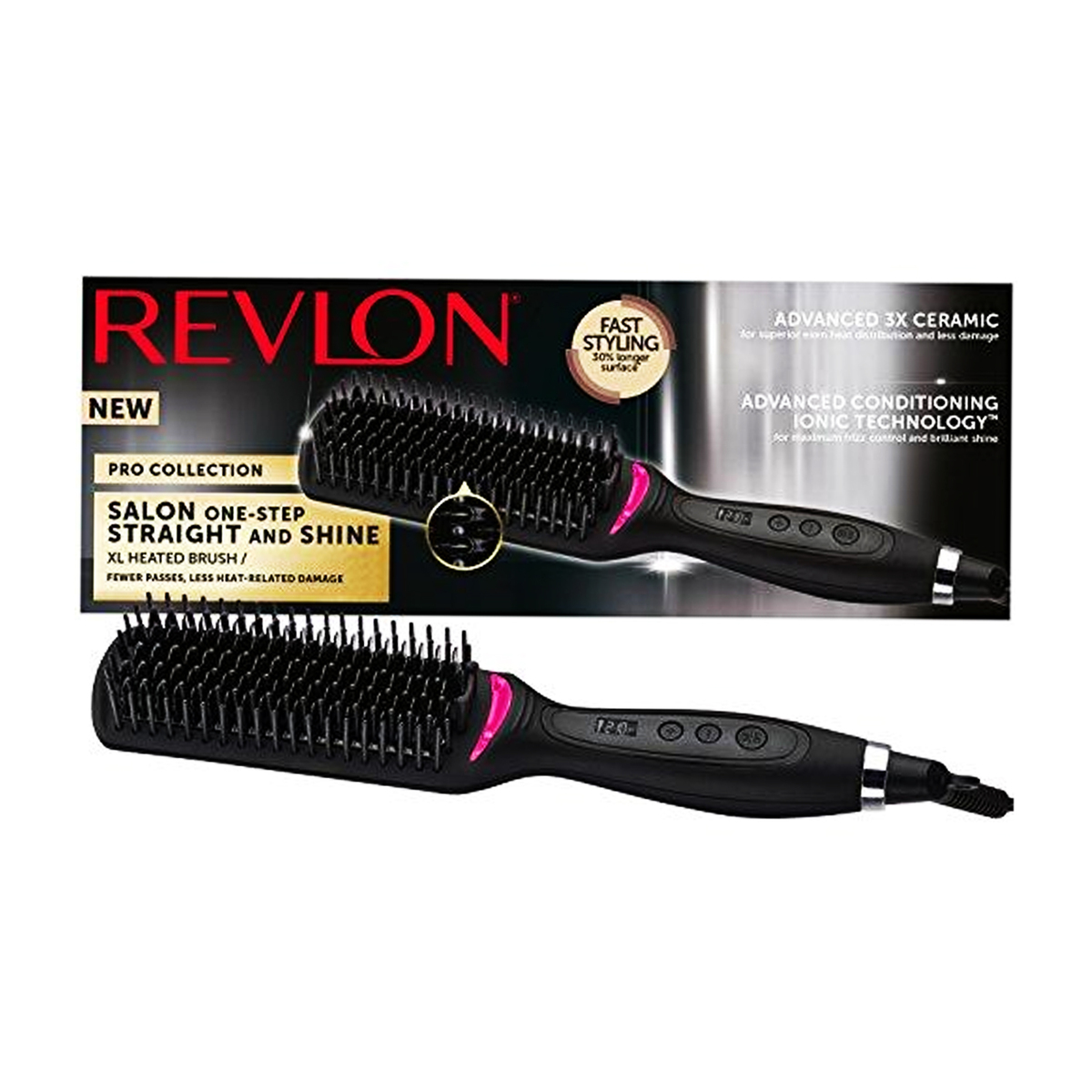 Revlon Hair Straightening Brush 2168 Online at Best Price | Hair  Straighteners | Lulu Kuwait