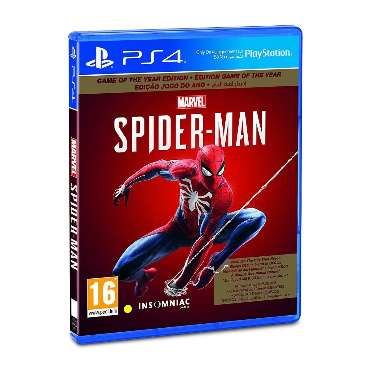 Sony PS4 Marvel Spiderman Game Of The Year Edition