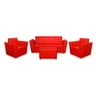 Design Plus Sofa Set 5 Seater (3+1+1) ML22 Red