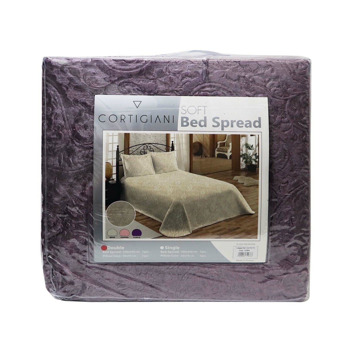 Cortigiani Bed Cover Set 3pcs