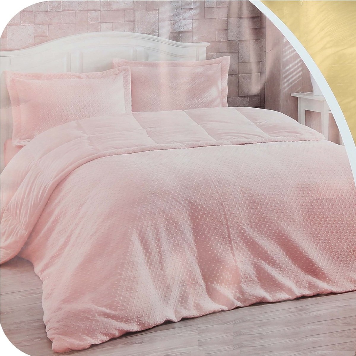 Cortigiani Bed Spread Set 3pcs Assorted colors & Designs