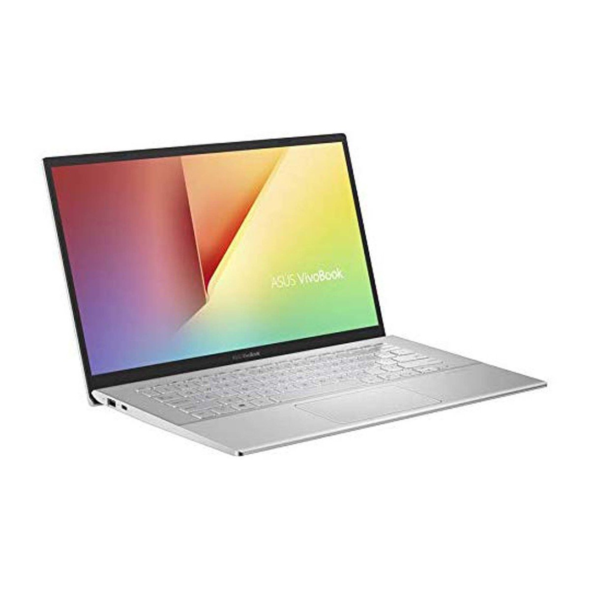 Asus VivoBook 14 A420UA-EK147T Laptop (Transparent Silver) - Intel i3-7020U 2.3 GHz, 4 GB RAM, 128 GB SSD, Integrated Intel UHD Graphics 620, 14 inches LED, Windows 10, Eng-Arb-KB