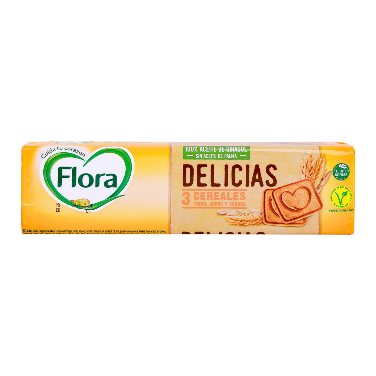 Flora Delicias 3 Cereal Biscuit 200g