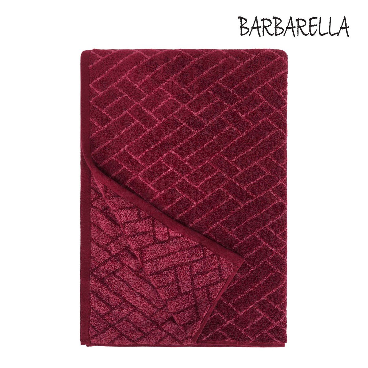 Barbarella Bath Towel Tile Jacquard GRANET Size: W76 x L142cm