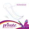 Private Natural Cotton Feel Extra Thin Normal Sanitary Pads With Wings 18 pcs