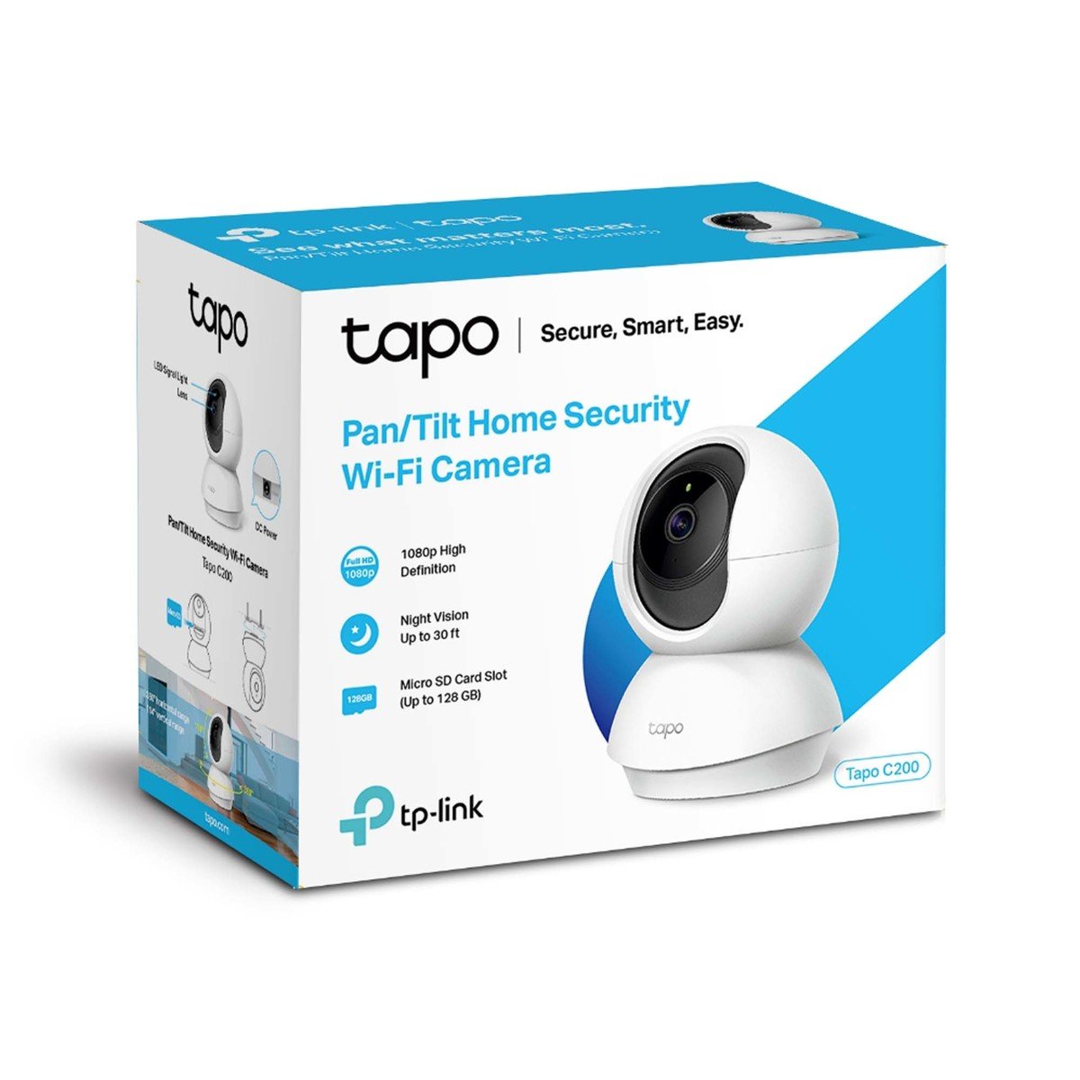 TP-Link Pan Tilt Home Security Wifi Wireless Camera Tapo C200