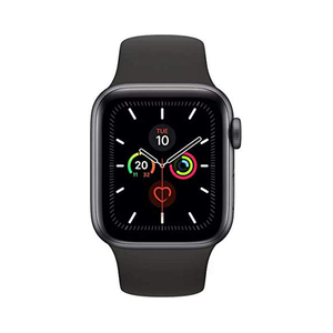 Apple Watch Series 5 GPS MWV82AE 40mm Space Grey Aluminium Case with Black Sport Band