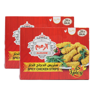 Al Zaeem Chicken Strips Spicy 2 x 360g