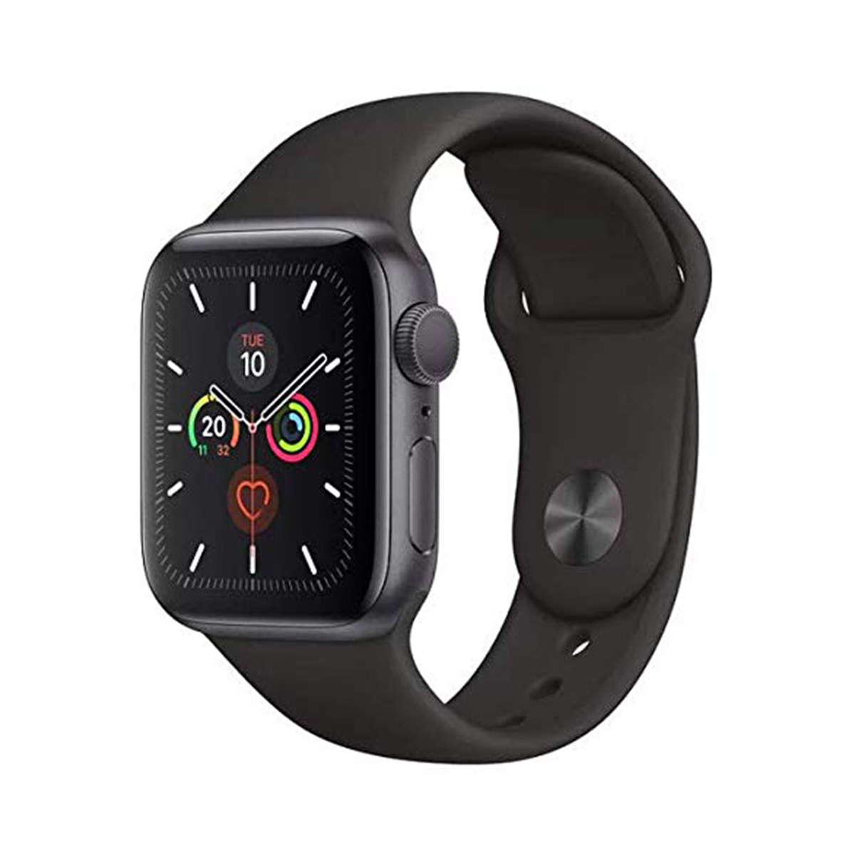 Apple Watch Series 5 GPS MWVF2AE 44mm Space Grey Aluminium Case with Black Sport Band
