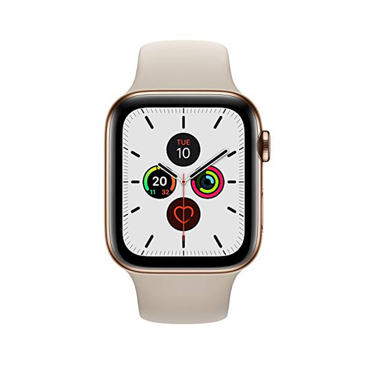 Apple Watch Series 5 GPS + Cellular MWX62AE/A  40mm Gold Stainless Steel Case with Stone Sport Band