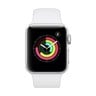 Apple Watch Series 3 GPS 38mm Silver Aluminum Case with White Sport Band