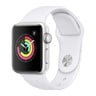 Apple Watch Series 3 GPS 38mm Silver Aluminum Case with White Sport Band