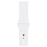 Apple Watch Series 3 GPS + Cellular, 42mm Silver Aluminium Case with White Sport Band