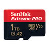 Extreme Pro microSDXC 1TB + SD Adapter + Rescue Pro Deluxe 170MB/s A2 C10 V30 UHS-I U4
