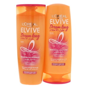 L'Oreal Elvive Dream Long Reinforcing Shampoo 400ml + Conditioner 400ml