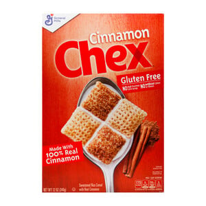 General Mills Rice Cereal Chex Sweetened With Real Cinnamon 340g