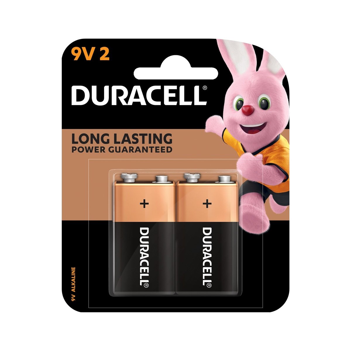 Buy Duracell Type 9V Alkaline Batteries, pack of 2 Online at Best Price | Alkaline | Lulu KSA in Saudi Arabia
