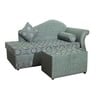 Design Plus Fabric Diwan Sofa Set ML05 Green