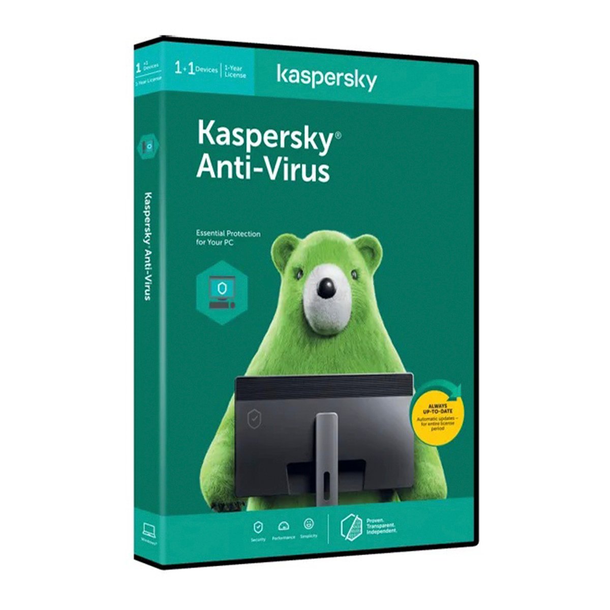 Kaspersky Antivirus 2020,1 Device + 1 User – 1 Year