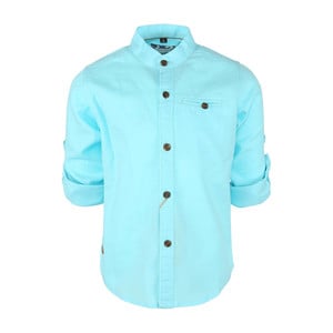 Ruff Boys Linen Shirt Turn-Up Sleeve SB-04325L 6Y