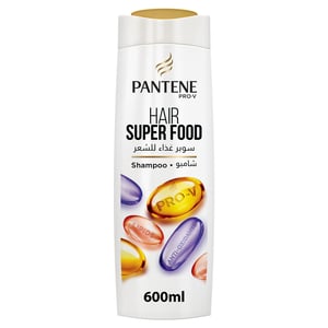 Buy Pantene ProV Hair Super Food Shampoo 600 ml Online at Best Price | Shampoo | Lulu Egypt in Kuwait