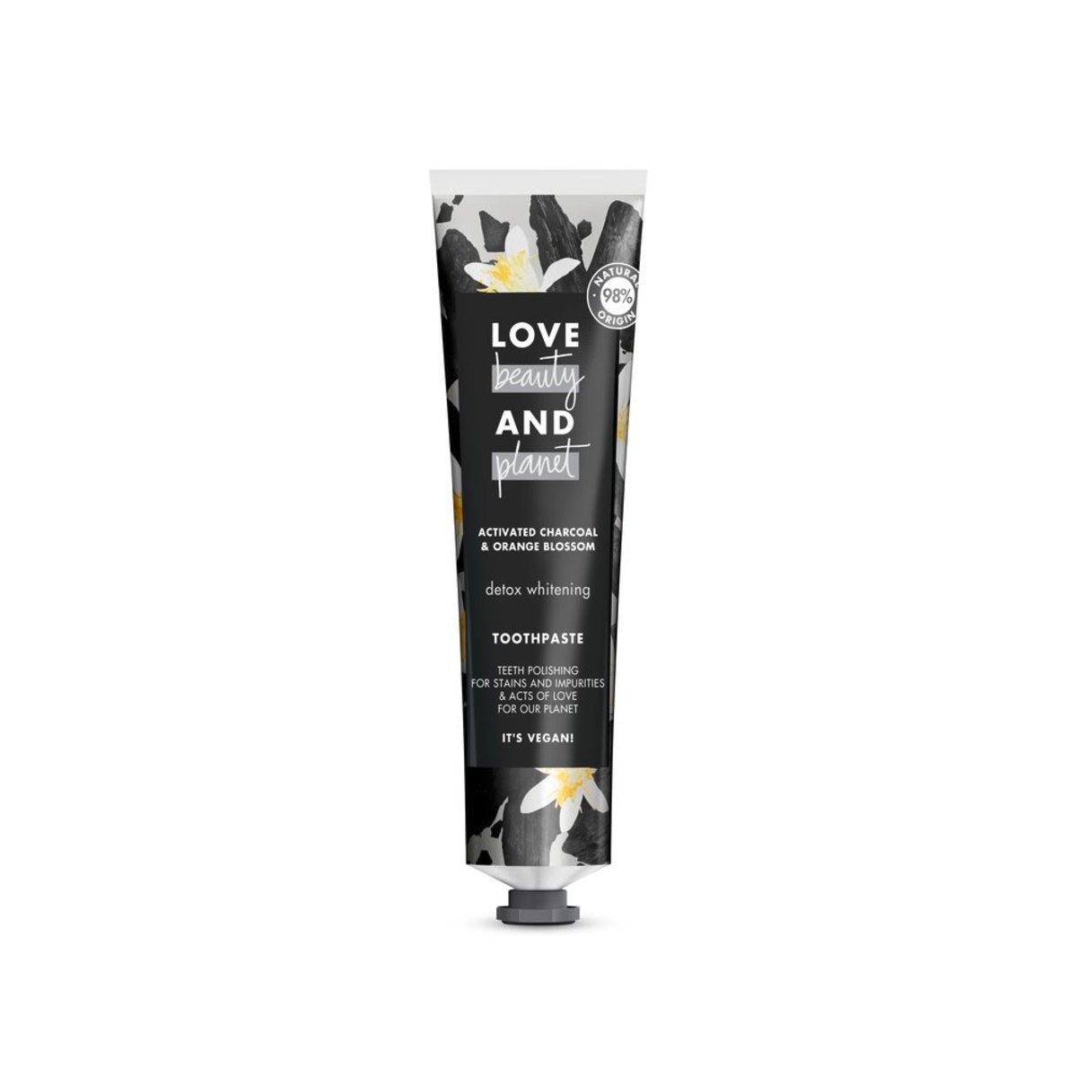 Love Beauty and Planet Detox Whitening Activated Charcoal and Orange Blossom Toothpaste 75 ml