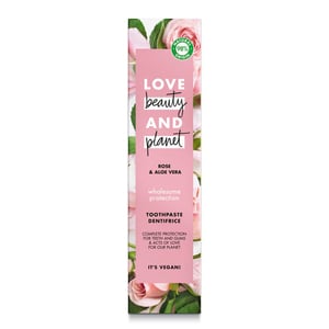 Love Beauty and Planet Wholesome Protection Rose and Aloe Vera Toothpaste 75ml