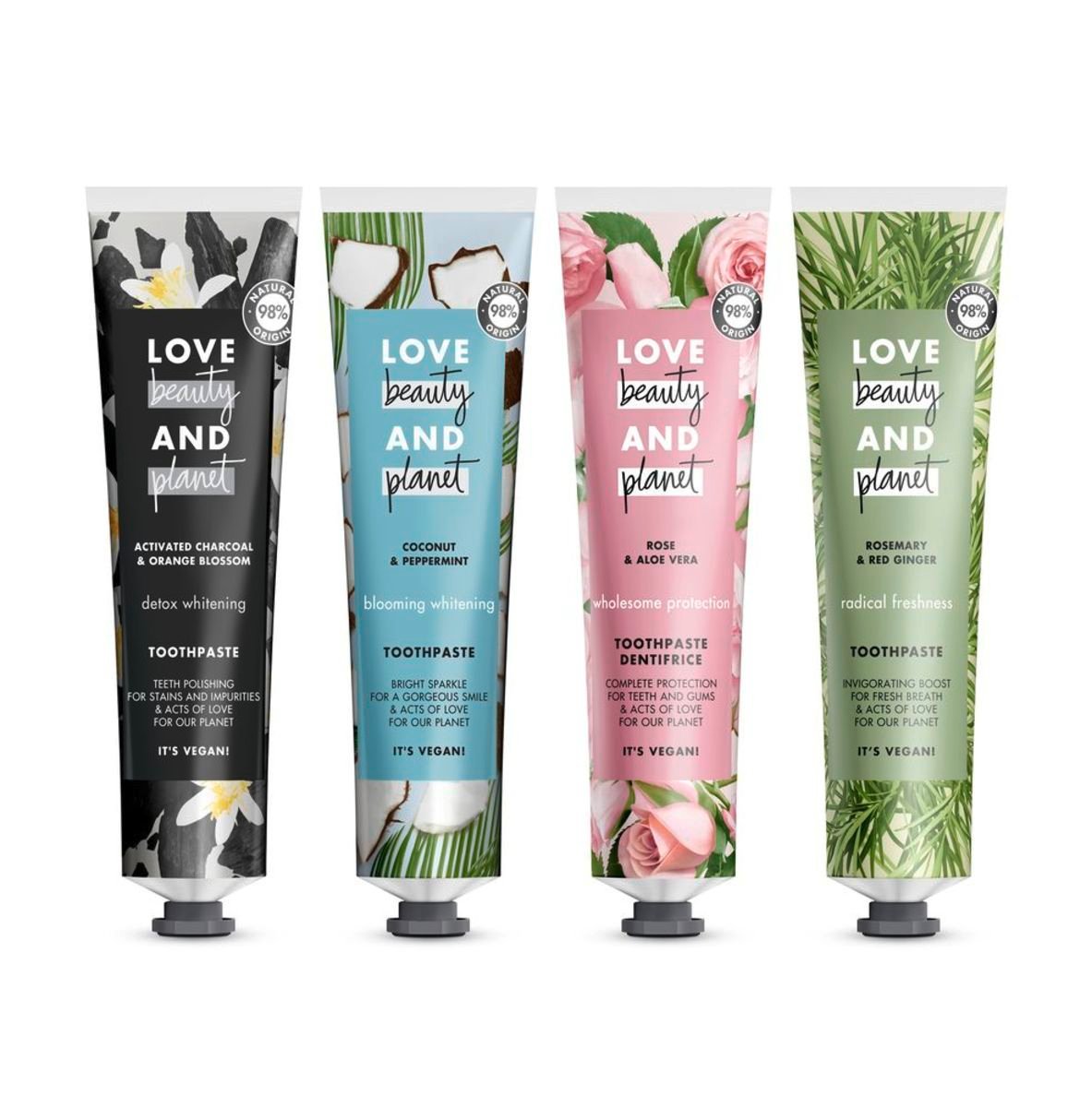 Love Beauty and Planet Wholesome Protection Rose and Aloe Vera Toothpaste 75 ml