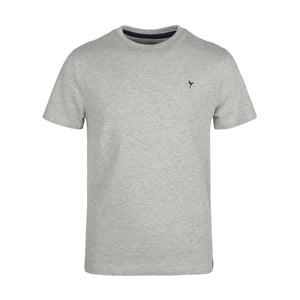 Eten Boys Basic Round-Neck T-Shirt Grey Melange 14Y