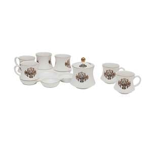 Pearl Noire Tea set Cup&Tray 8pc 1141 L