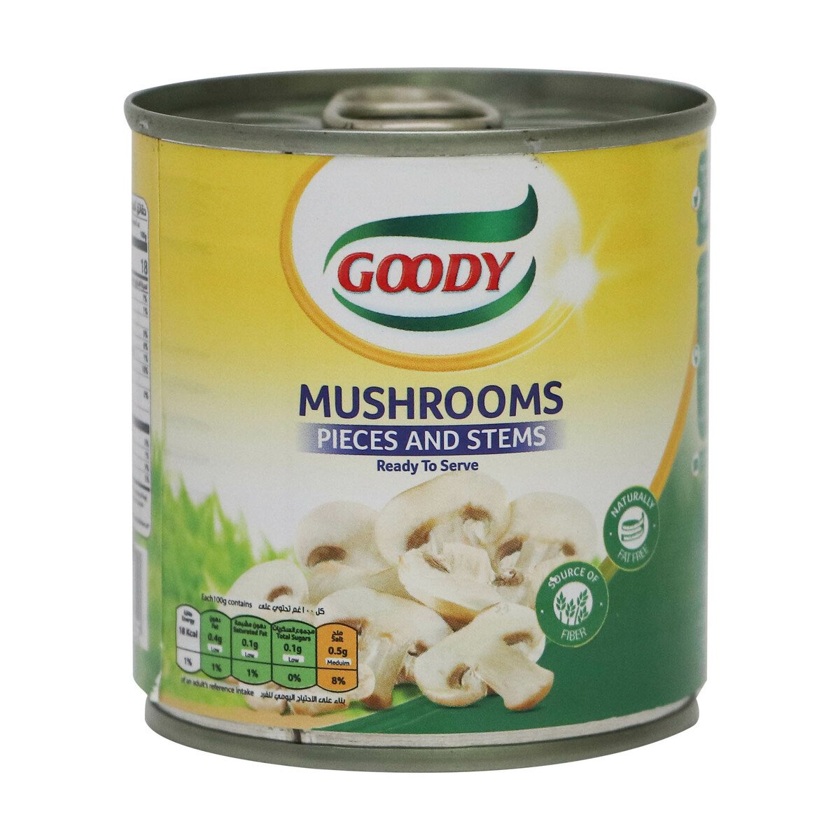 Buy Goody Mushrooms Pieces and Stems 200g Online at Best Price | Canned Mushroom | Lulu KSA in Saudi Arabia