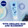 Nivea Face Smoothing Rice Scrub Organic Rice & Bio Blueberry 75ml