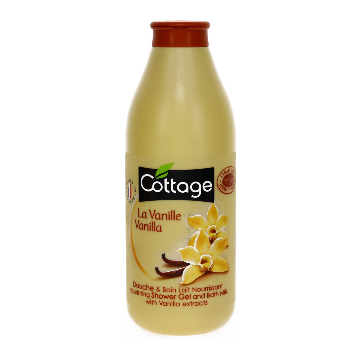 Cottage Shower Gel Nourishing Vanilla 750ml