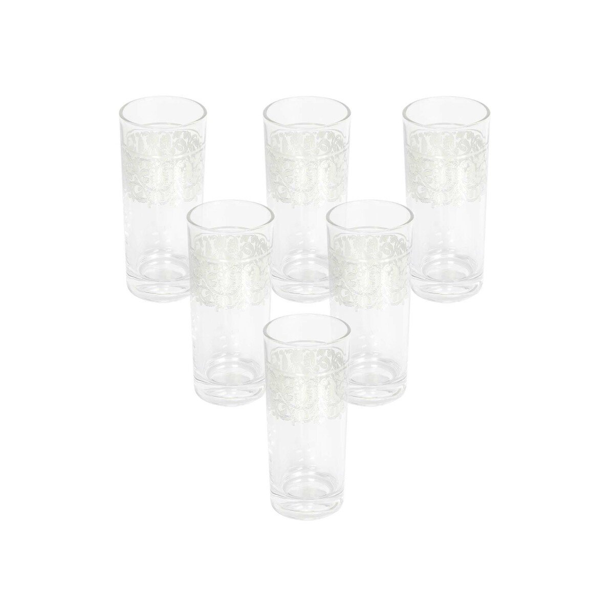 Crystal Drops Glass Tumbler Large with Small T0812A 12pcs