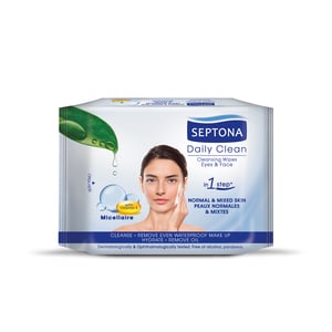 Septona Daily Clean Cleansing Wipes Micellaire 20pcs