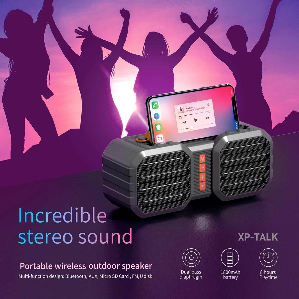 Xplore Portable Wireless Outdoor Speaker XP-TALK