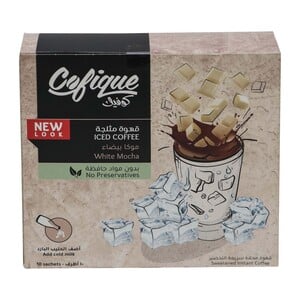 Cofique Iced Coffee White Mocha 10 x 24g
