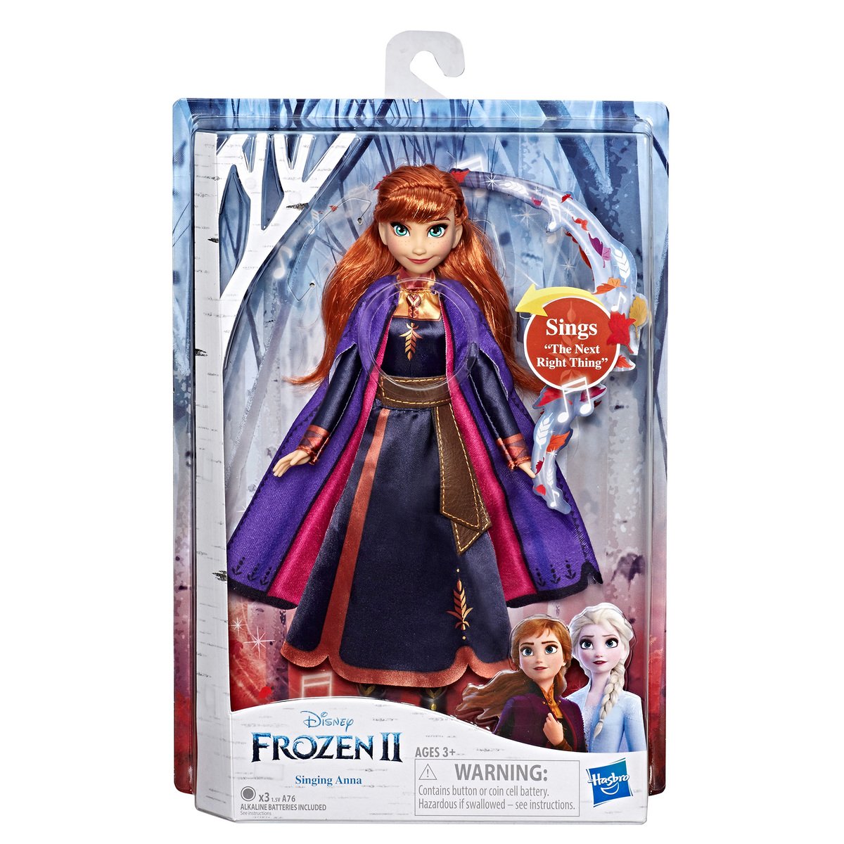 Disney Frozen-II Singing Anna Fashion Doll 12" E6853