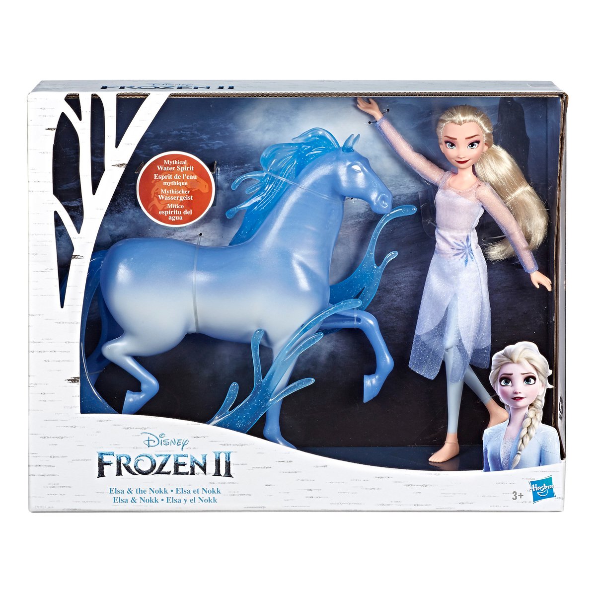 Disney Frozen-II Elsa Fashion Doll and Nokk Figure E5516