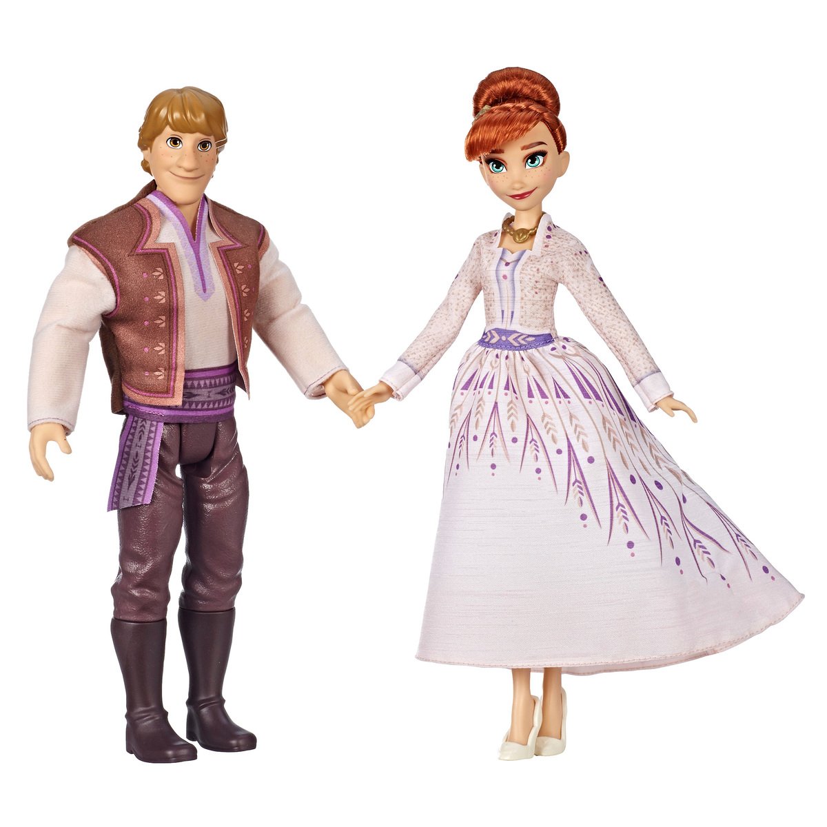 Disney Frozen-II Anna and Kristoff Fashion Dolls 2Pc Pack 12" E5502