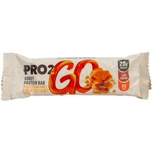 Pro 2Go Salted Caramel &  Milk Chocolate Protein Bar 60g