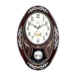 Maple Leaf Wall Clock Pendulum 57.4x37.5x7.7cm TLD-8416