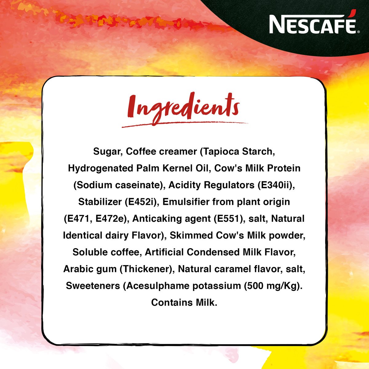 Nescafe 3in1 Spanish Latte Coffee Mix 10 x 22 g