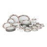 Pearl Noire Ceramic Dinner Set 47pcs DO-17500G