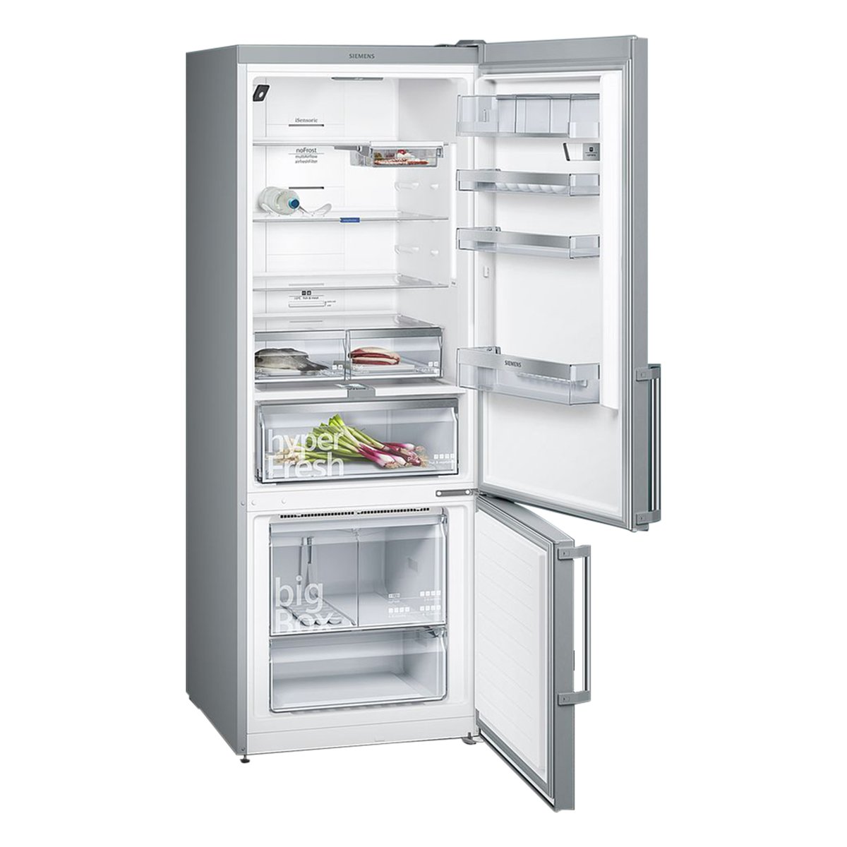 Siemens Bottom Freezer Refrigerator With Wi-Fi KG56NHi30M 559Ltr