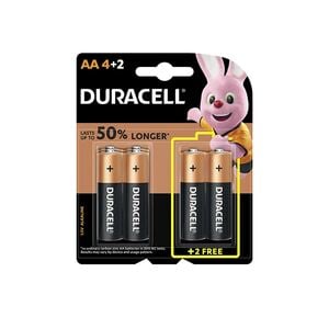 Duracell AA Battery 4+2